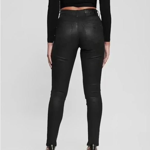 Guess Skinny High Rise Shape Up Jeans NWT Sz31 Mob Wife Matrix - Picture 3 of 8